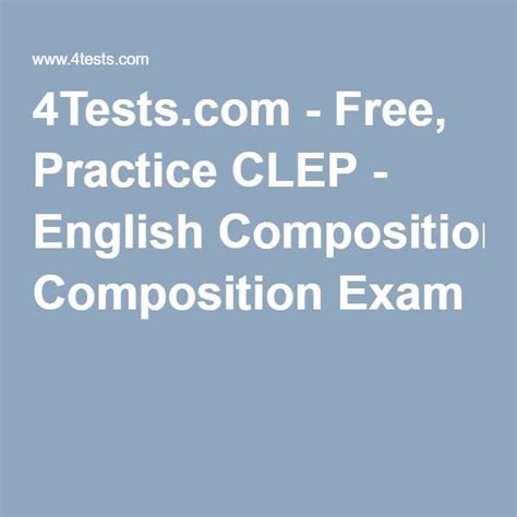 how hard is the clep english composition test|clep composition practice test free.